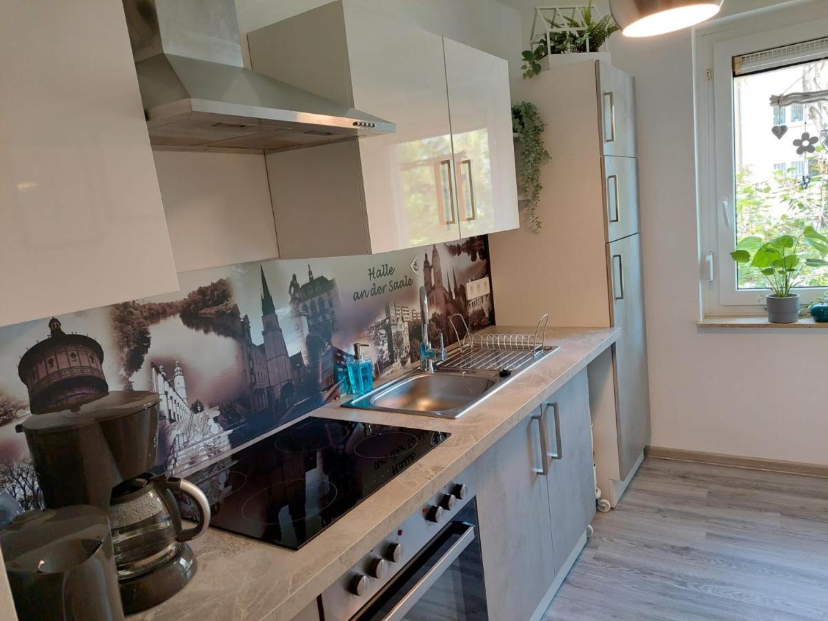 Gemuetliches, Voll Ausgestattetes Apartment Halle  المظهر الخارجي الصورة